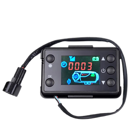 Diesel Air Heater LCD Controller3KW/5KW 12V/24V with Remote Control and Timing Features