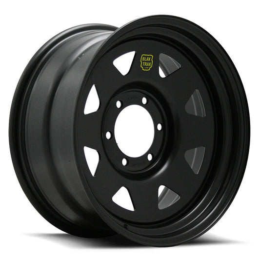 ROH Blak Trak Steel Wheel - 16x8 ET0 6x139.7 / Matt Black Powder Coat