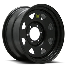 ROH Blak Trak Steel Wheel - 17x8 ET-22 6x139.7 / Matt Black Powder Coat
