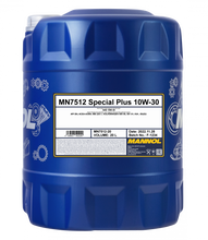 Load image into Gallery viewer, Mannol 7512 20L Semi Synthetic Special Plus 10W-30 API SN/CF Ester