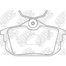 Load image into Gallery viewer, ROYALE BP1382 =PN3593 Rear Pads For Mitsubishi Volvo Smart