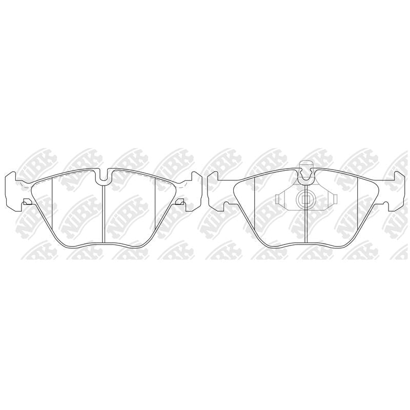 TECHSTOP DB1522 PN0027 Front Pads For BMW Rover