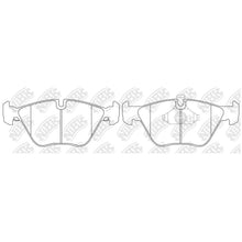 Load image into Gallery viewer, TECHSTOP DB1522 PN0027 Front Pads For BMW Rover