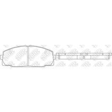 Load image into Gallery viewer, Front Brake Pads For Toyota Hino - TECHSTOP DB1328 PN1237