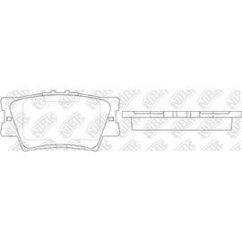 Front Brake Pads For Ford Mazda Mercury - XP DB1942 PN5806