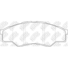 Load image into Gallery viewer, Front Brake Pads For Toyota NHC1409 =PN1801