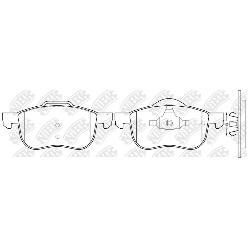 Front Pads For Volvo NHC1472 =PN0137