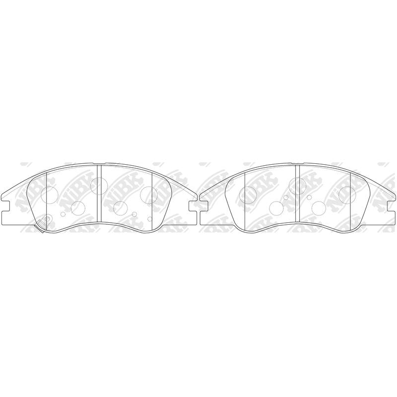Front Brake Pads For Kia NHC1200 PN0060