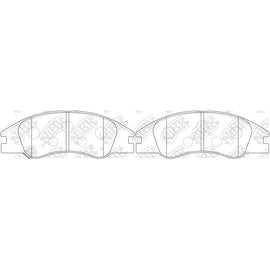 Front Brake Pads For Kia NHC1200 PN0060