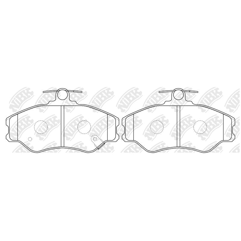 Front Brake Pads For Hyundai NHC738 PN0112