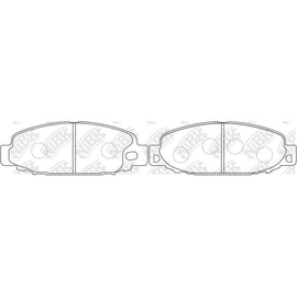Front Brake Pads For Mitsubishi NHC732 =PN3347