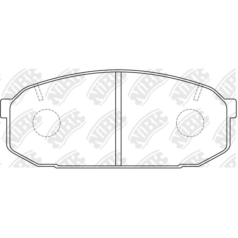 Front Brake Pads For Mazda NHC885 =PN5300