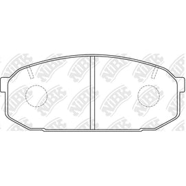 Front Brake Pads For Mazda NHC885 =PN5300