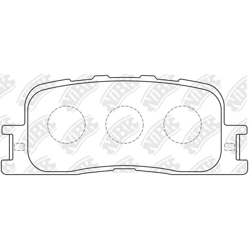 Rear Brake Pads For Lexus Toyota TECHSTOP DB1463 PN1458