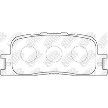 Load image into Gallery viewer, Rear Brake Pads For Lexus Toyota TECHSTOP DB1463 PN1458