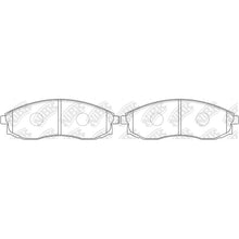 Load image into Gallery viewer, Front Brake Pads For Mitsubishi Nissan NHC781 PN2824