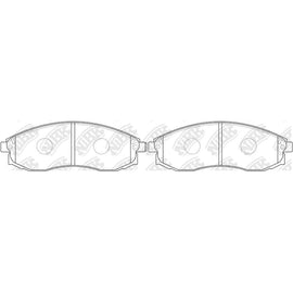 Front Brake Pads For Mitsubishi Nissan NHC781 PN2824