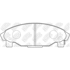 Front Brake Pads For Daihatsu - NHC904 =PN6340