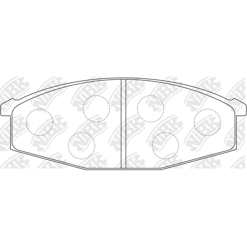 Front Brake Pads For Nissan - NHC373 =PN2132