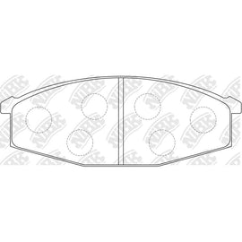 Front Brake Pads For Nissan - NHC373 =PN2132