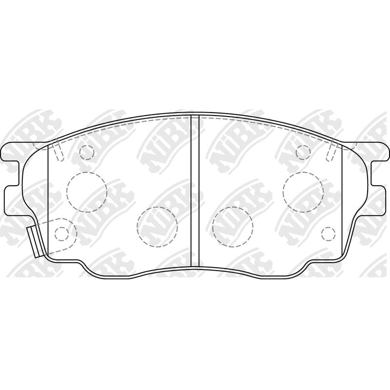 Front Brake Pads For Mazda - XP DB1682 PN5483