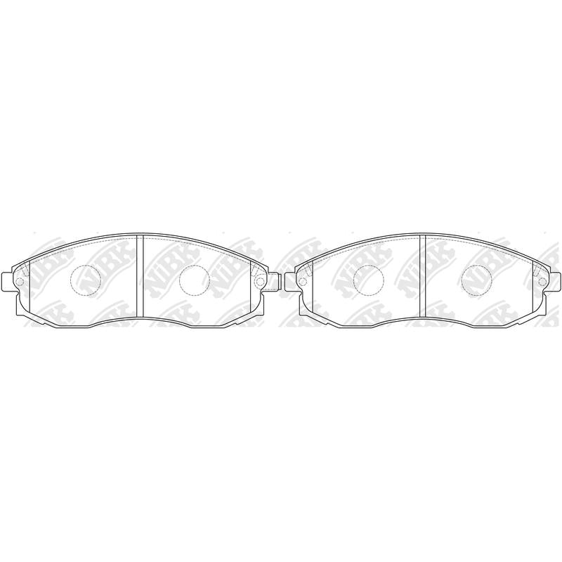 Front Brake Pads For Mitsubishi Nissan - XP DB1308 PN2824