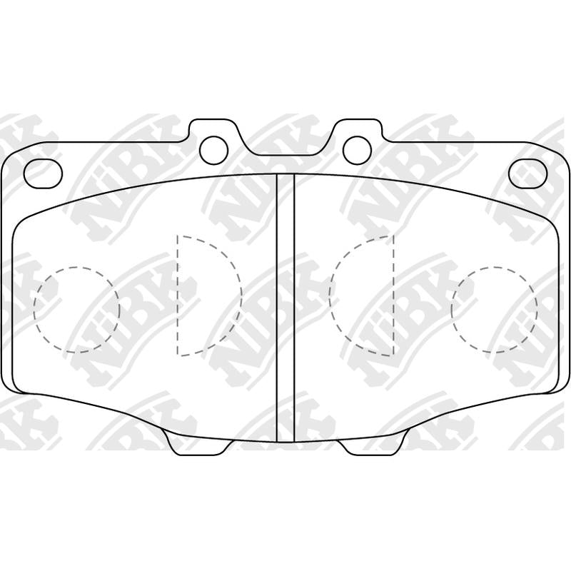 Front Brake Pads For Toyota - XP DB288 PN1086