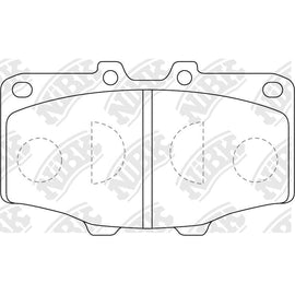 Front Brake Pads For Toyota - XP DB288 PN1086