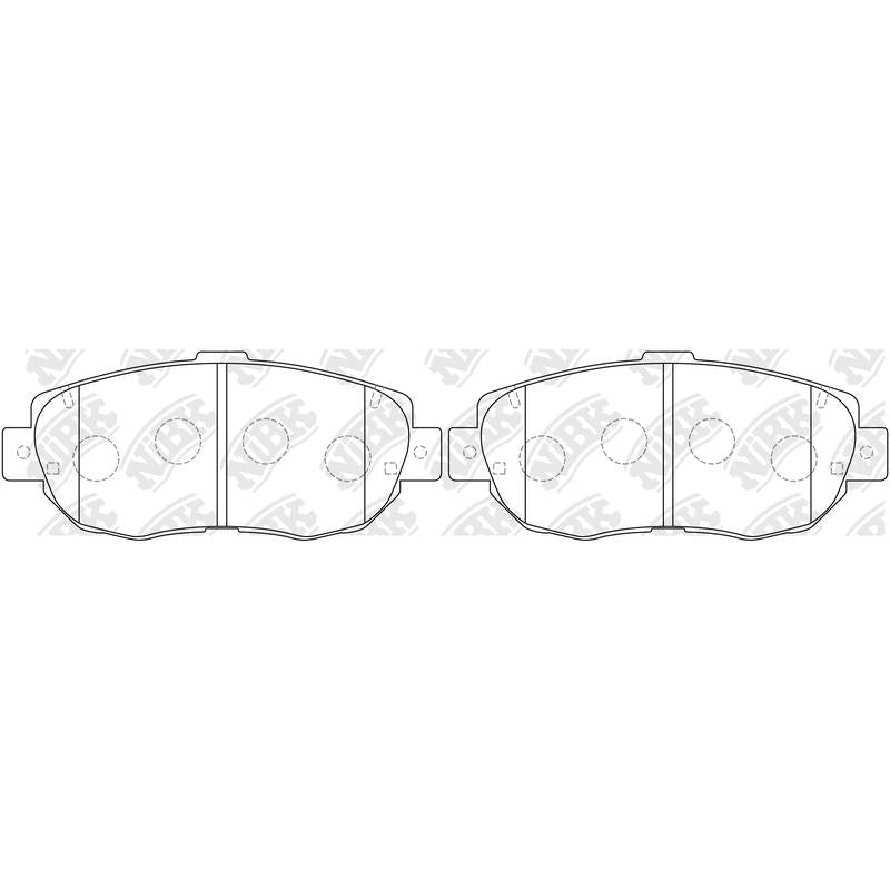 Front Brake Pads For Lexus Toyota - TECHSTOP DB1395 PN1324