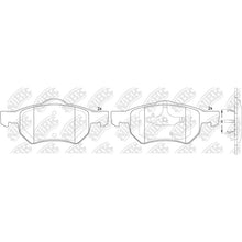 Load image into Gallery viewer, Front Brake Pads For Chrysler - TECHSTOP DB1848 PN0835
