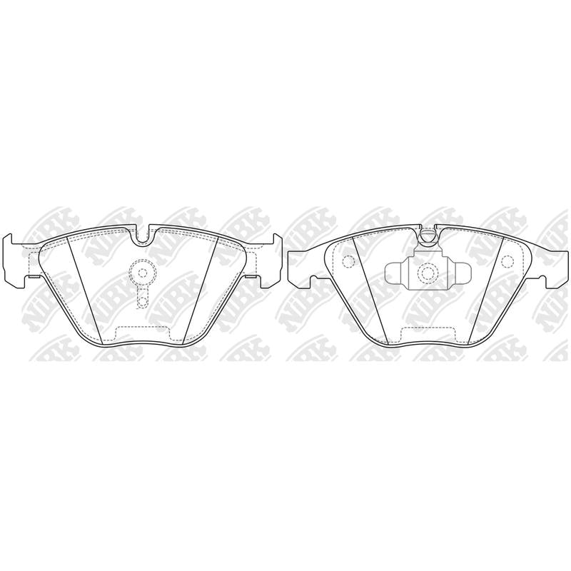 Front Brake Pads For BMW TECHSTOP DB2194 PN0518