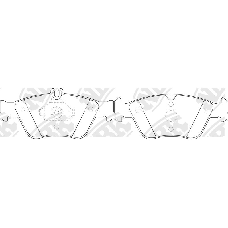 Front Brake Pads For Mercedes-Benz - TECHSTOP DB1330