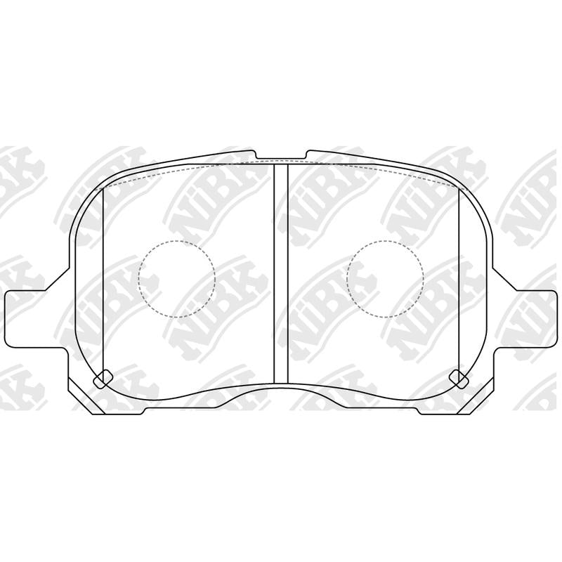 Front Brake Pads For Toyota Corolla - TECHSTOP DB1392
