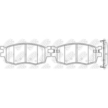 Load image into Gallery viewer, Front Brake Pads For Hyundai Kia - TECHSTOP DB1787 PN0435