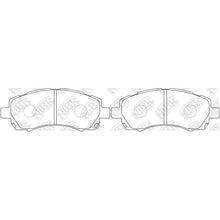 Load image into Gallery viewer, Front Brake Pads For Subaru - TECHSTOP DB1363 PN7398