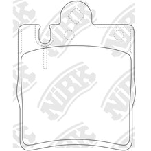 Load image into Gallery viewer, Rear Brake Pads For Mercedes-Benz - TECHSTOP DB1457 PN0126