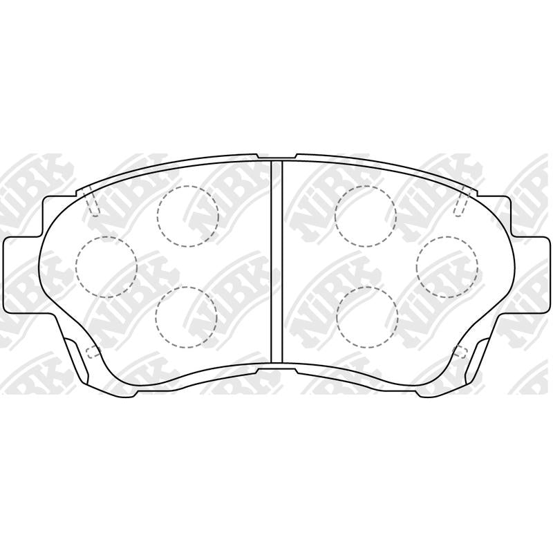Front Brake Pads For Lexus Toyota - TECHSTOP DB1209 PN1228