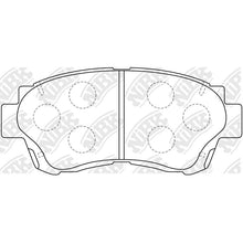 Load image into Gallery viewer, Front Brake Pads For Lexus Toyota - TECHSTOP DB1209 PN1228