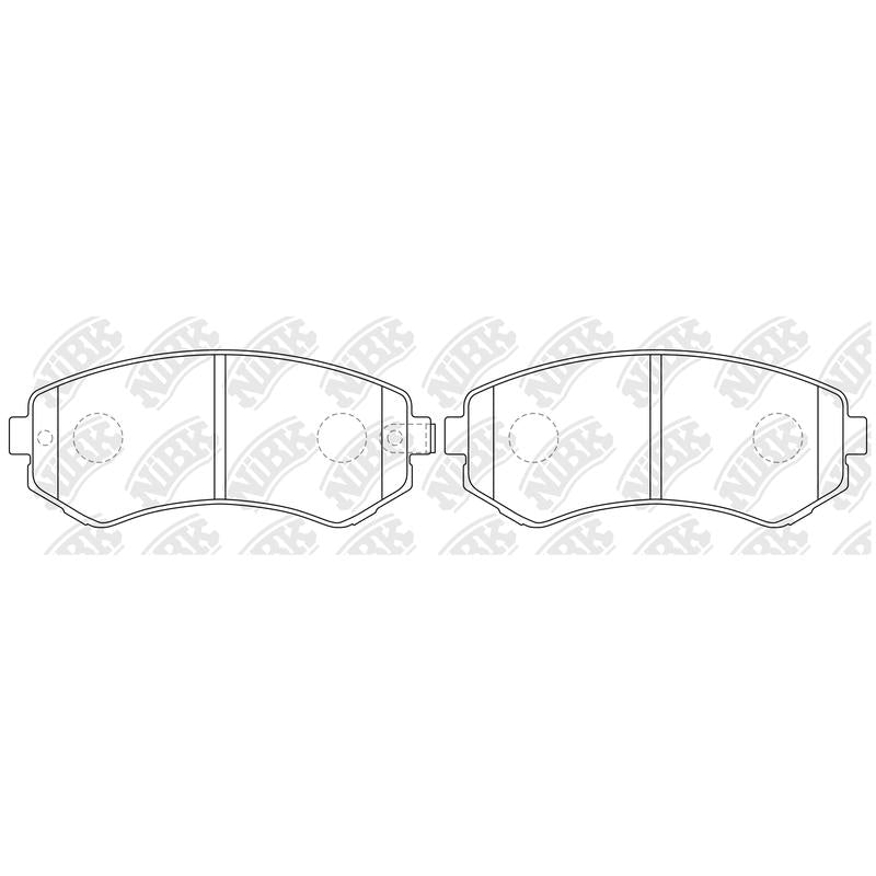 Front Brake Pads For Nissan - TECHSTOP DB1148 PN2199