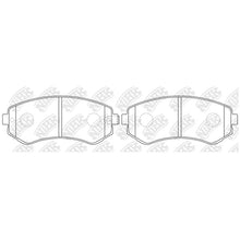 Load image into Gallery viewer, Front Brake Pads For Nissan - TECHSTOP DB1148 PN2199