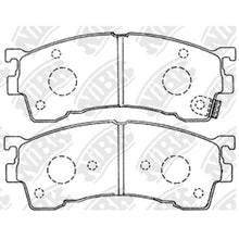 Load image into Gallery viewer, Front Brake Pads For Ford Mazda - TECHSTOP DB1255 PN5239