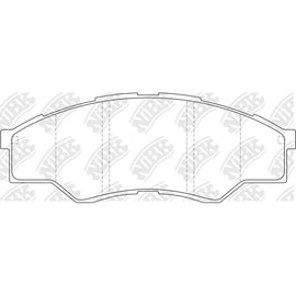 Front Brake Pads For Toyota - TECHSTOP DB1741 PN1801
