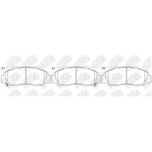 Load image into Gallery viewer, Front Pads XP DB1206 PN8254 For Honda Isuzu Rover
