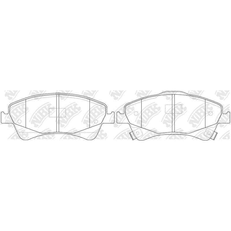 Icer 181916 = PN1837 Front Pads For Toyota