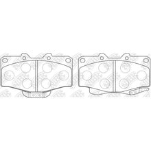 Load image into Gallery viewer, Front Brake Pads For Toyota Volkswagen Foton - ICER 141007