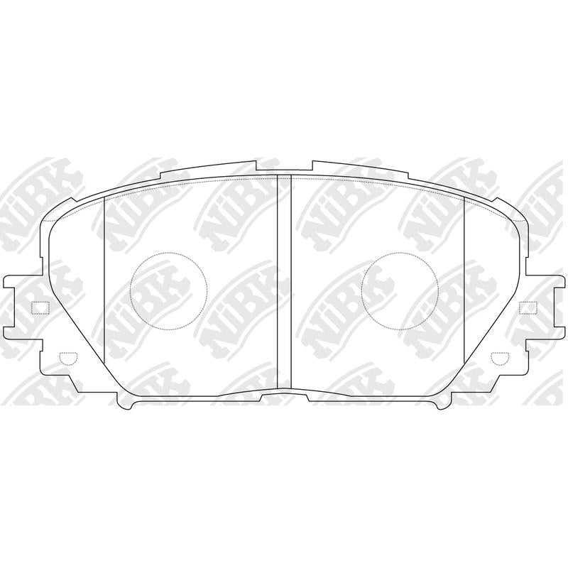 Front Brake Pads For Subaru Toyota - TECHSTOP DB1785 PN1518