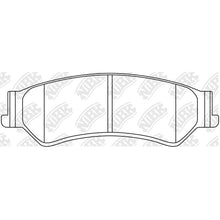 Load image into Gallery viewer, Rear Brake Pads For Ford BREMTEC BT2016 =PN60001