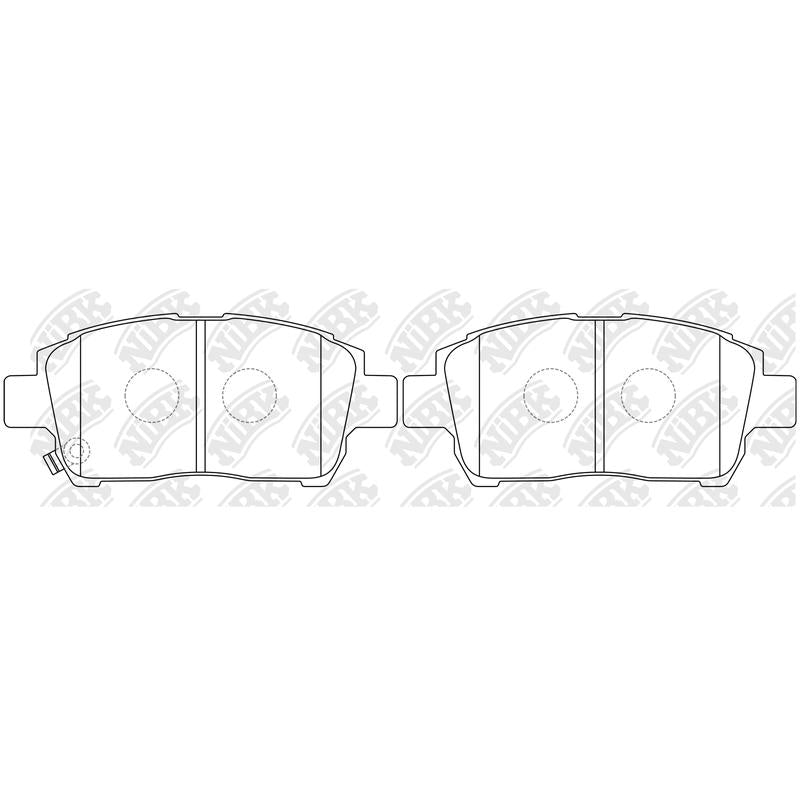 Front Brake Pads For BYD Toyota - TEMB DB1422 =PN1472