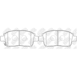 Front Brake Pads For BYD Toyota - TEMB DB1422 =PN1472