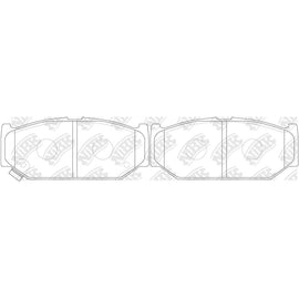 Front Brake Pads PN9529 For Suzuki